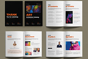 Modern Art Exhibition Catalog Design, a Brochure Template by MightyDesign (Thumbnail 2 of 6)