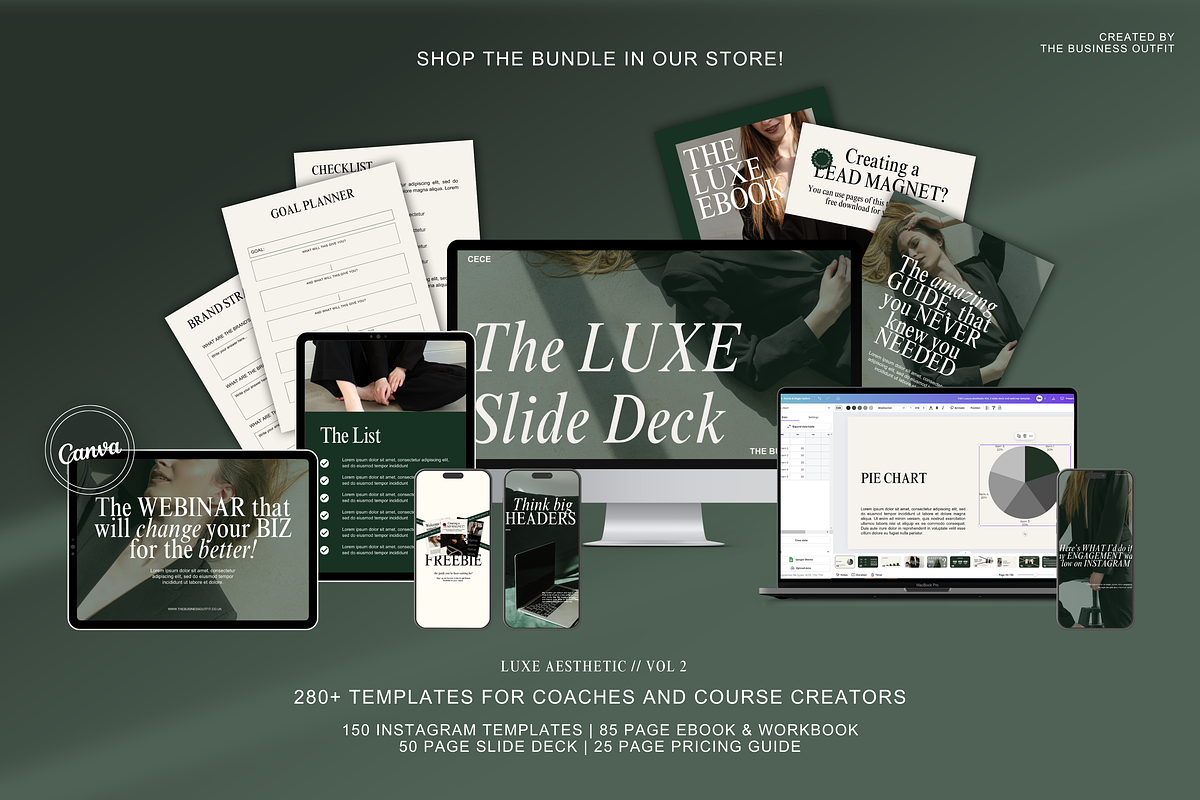 Canva Instagram Posts & Stories Luxe, a Social Media Template by thebusinessoutfit (Photo 22 of 23)