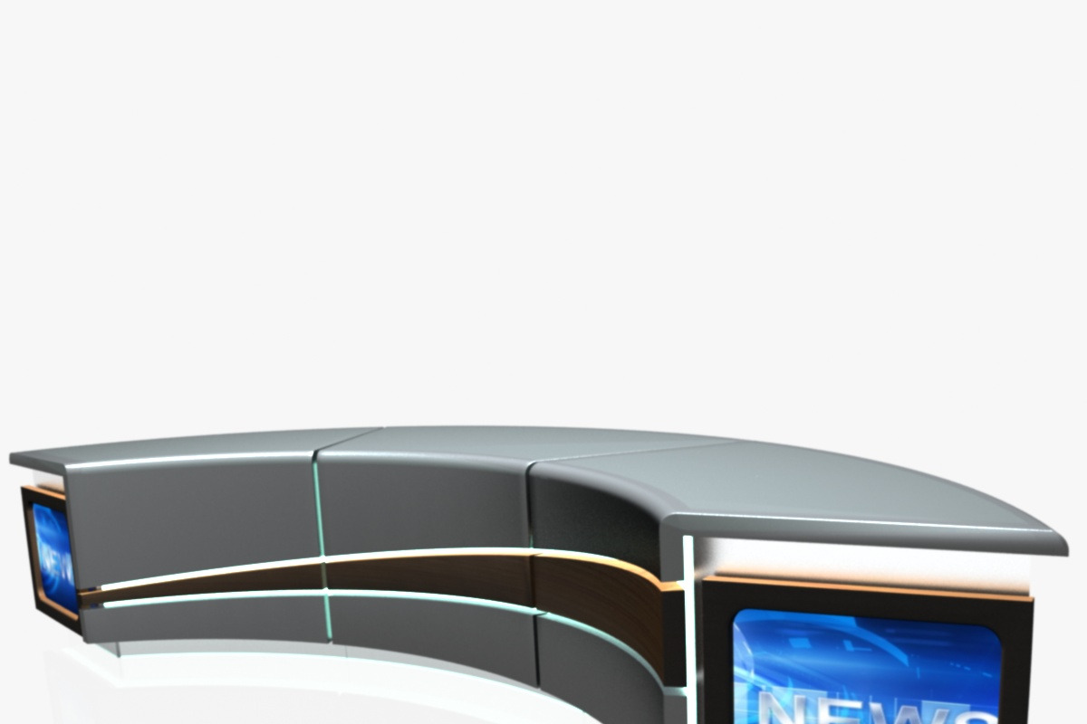 TV Studio Desk Collection (12 PCS), a Furniture 3D Model by akerStudio (Photo 56 of 153)