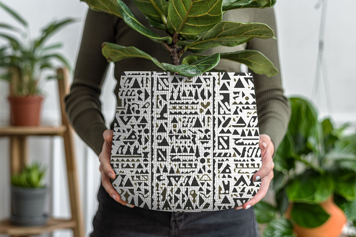 41 seamless black white mix pattern, a Pattern Graphic by ARTOZEN DIGITAL (Photo 8 of 14)