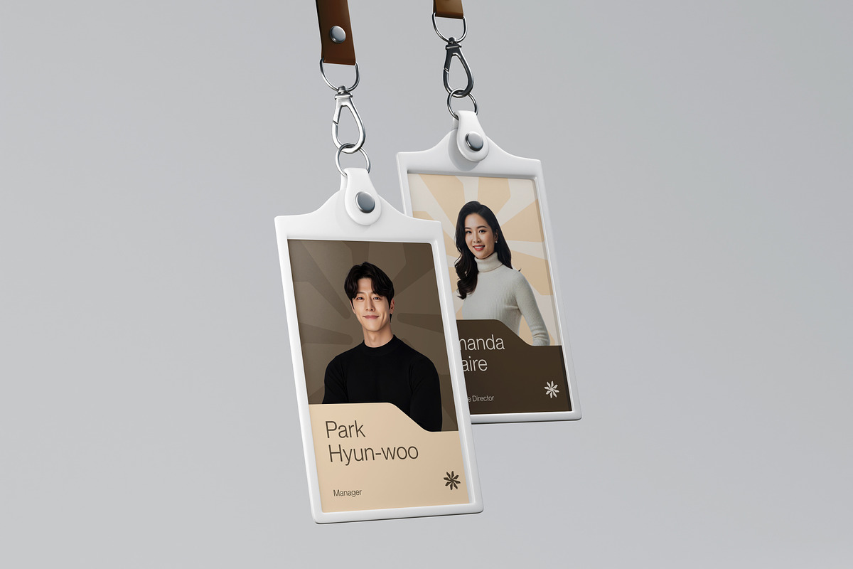 High Quality ID Card Mockup, an Advertising Mockup by SLAB! Design (Photo 7 of 7)