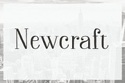 Newcraft, a Serif Font by Ayca Atalay (Thumbnail 1 of 5)