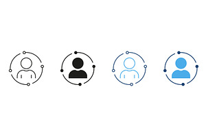 User Profile Icons, a Technology Illustration by Gentle Studio