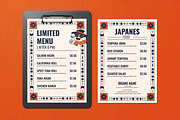 Menu Template, a Print Template by MightyDesign (Thumbnail 1 of 8)