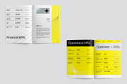 Modern Minimalist KPI Report - Bline, a Brochure Template by fakhroo (Thumbnail 5 of 9)