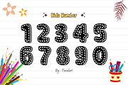 CUTE DREAM - Playful Stitched Font, a Sans Serif Font by KiddoGlyphs Studio (Thumbnail 5 of 5)