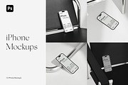 iPhone 14 Pro Mockups, an iPhone Mockup by Feel This (Thumbnail 1 of 7)