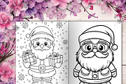 Christmas Coloring Pages for Kids, a Brochure Template by LA Design (Thumbnail 7 of 10)