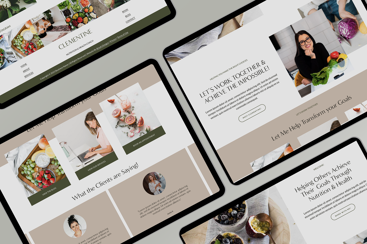 Squarespace Template: Clementine, a Squarespace Template by Breah Designs (Photo 10 of 10)