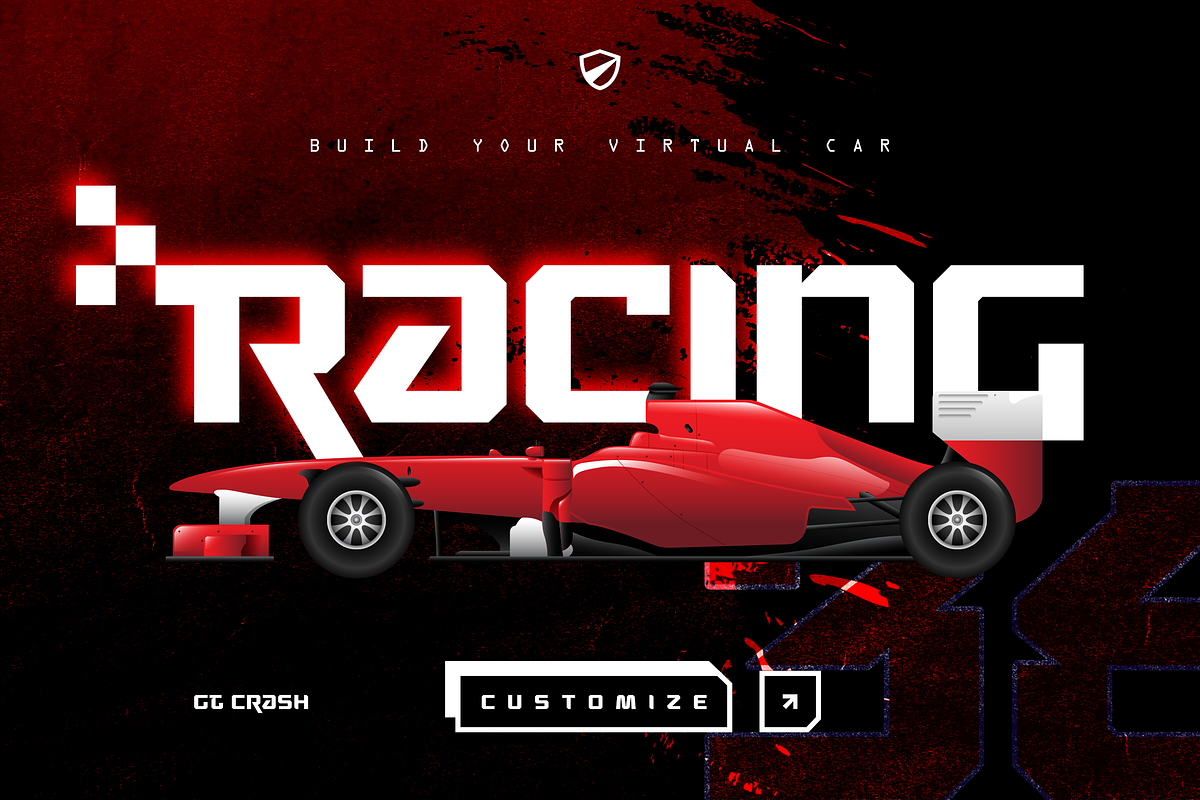 Cyberank - Techno Display, a Sans Serif Font by Namara Creative Studio (Photo 11 of 12)