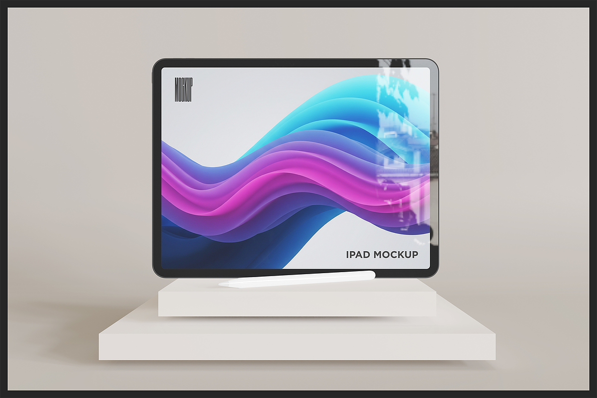 iPad Pro Mockup, an iPad Mockup by Muhazdinata (Photo 7 of 7)