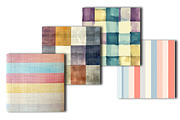 Pastel Plaid and Stripe Patterns, an Illustration by OK Design (Thumbnail 2 of 3)