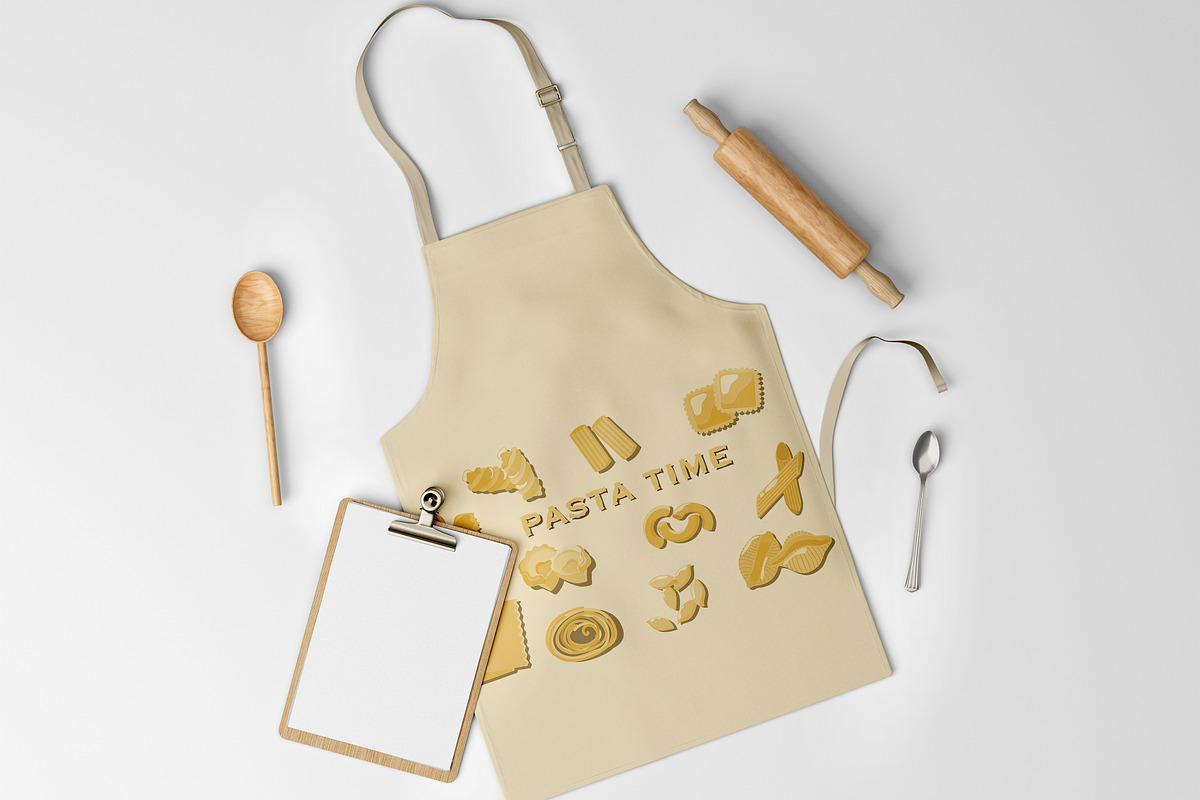 Pasta Time Clipart Set Italian Food, an Object Graphic by Vaniuta_Art (Photo 2 of 3)