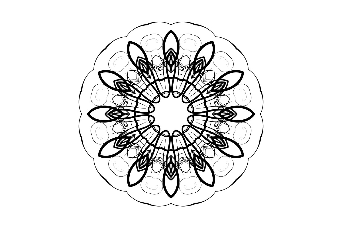 Decorative Mandala Digital Art Pack, a Decorative Illustration by NJ Himel (Photo 69 of 101)