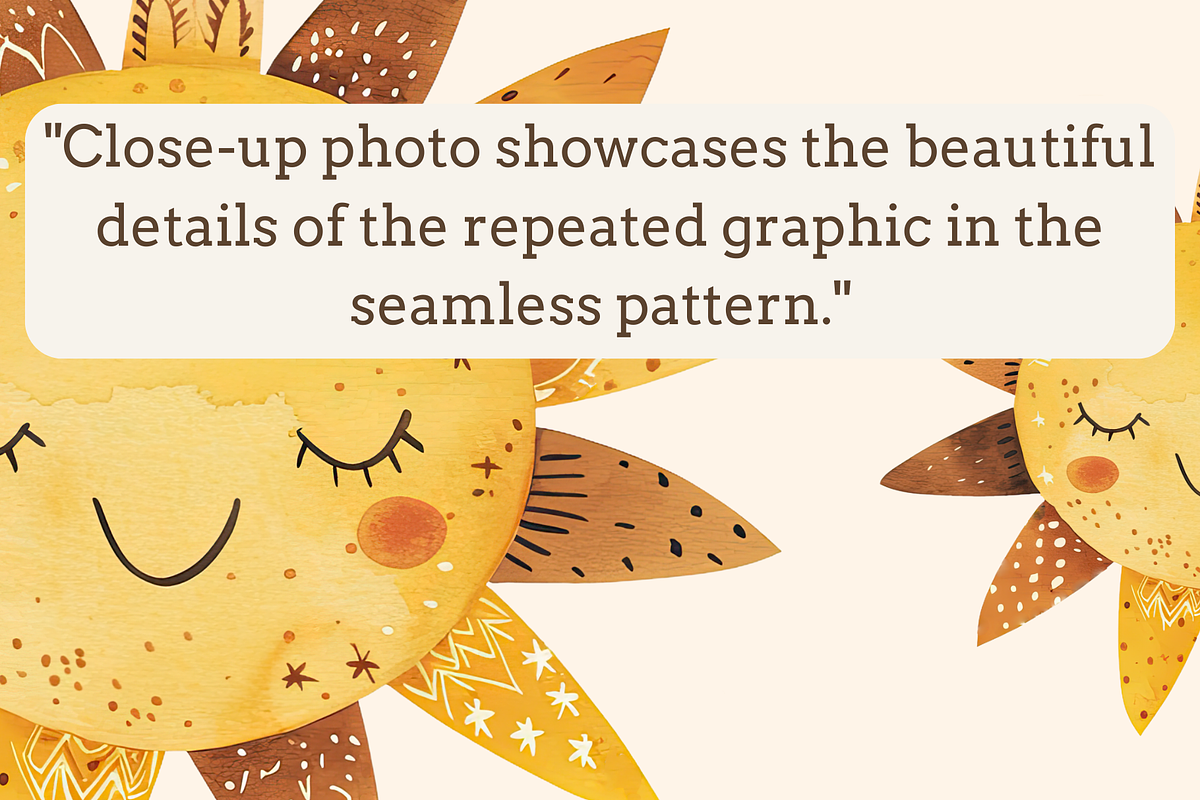 Boho Sun Seamless Pattern, a Pattern Graphic by OwlAndFern (Photo 4 of 10)