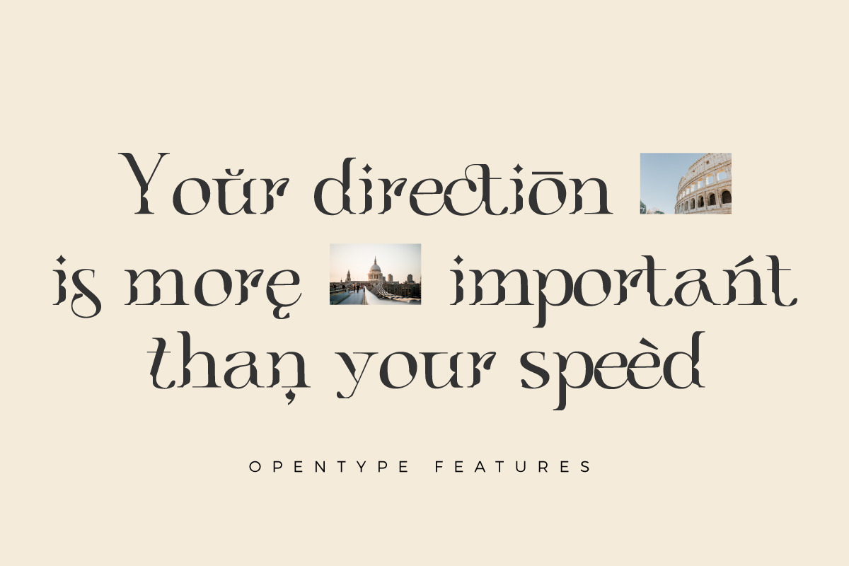 Gigxa - Stylist Chic Serif Ligature, a Sans Serif Font by Identy Studio (Photo 5 of 15)