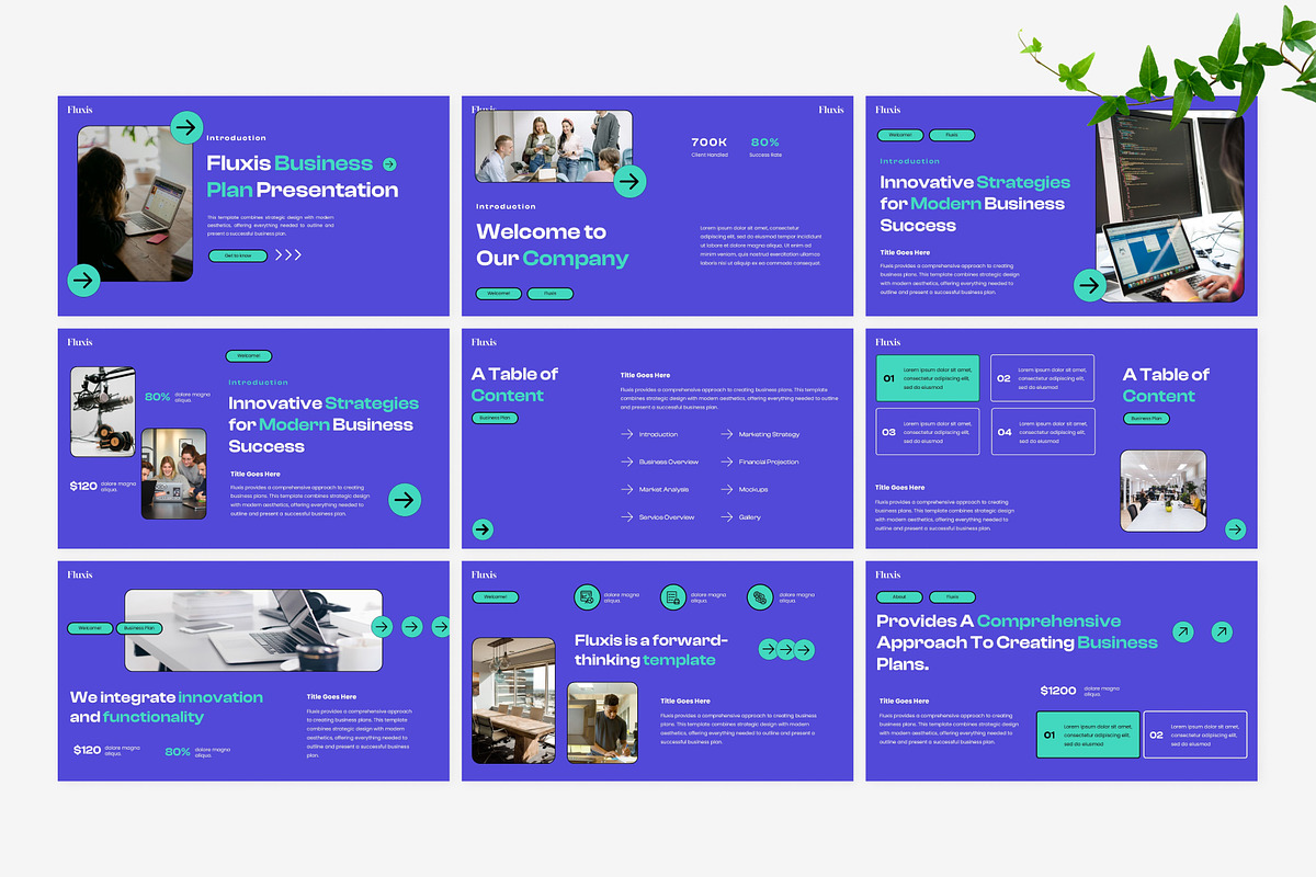 Modern Business Plan Presentation, a Presentation Template by Eklip Studio (Photo 4 of 6)