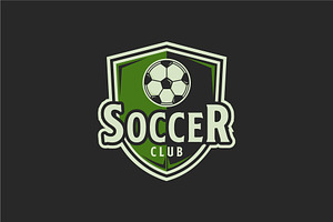 soccer football emblem logo vector, a Branding & Logo Template by zyxroun shop