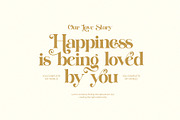 Baglin Elegant Ligature Serif Font, a Serif Font by Perfectype (Thumbnail 5 of 8)