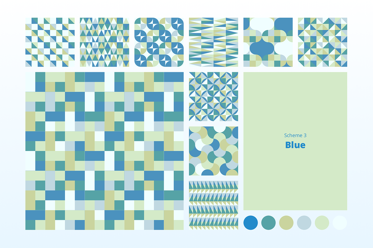 10x5 Seamless Geometric Patterns, a Pattern Graphic by WOOHOO (Photo 7 of 11)