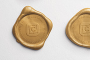 Metallic Wax Seal Set - Premium, an Advertising Mockup by Custom Scene (Thumbnail 7 of 9)