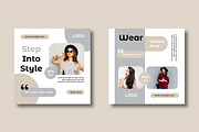 Fashion Social Media Template, a Social Media Template by MightyDesign (Thumbnail 3 of 8)