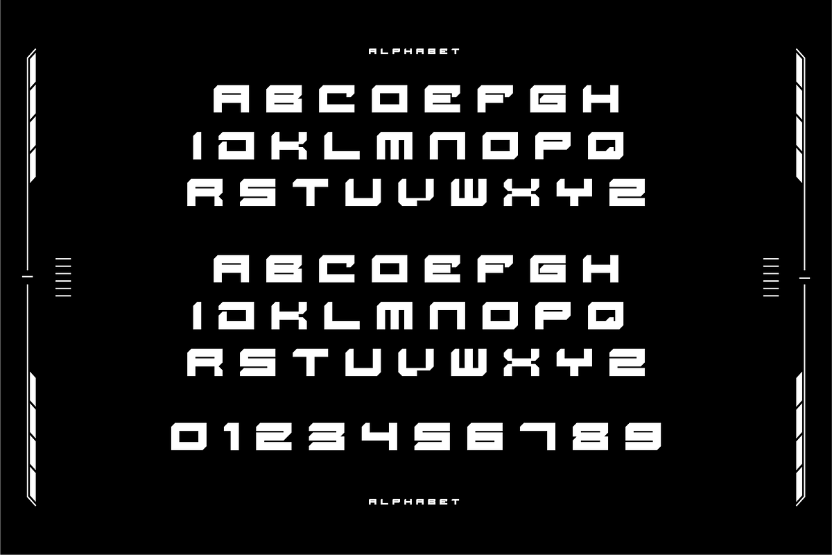 Tyxor - Futuristic Display Font, a Sans Serif Font by Typeagle (Photo 3 of 9)