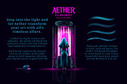Aether Oil Brush Set (Illustrator), a Brush Add-On by G.A.R.M. Company (Thumbnail 3 of 8)