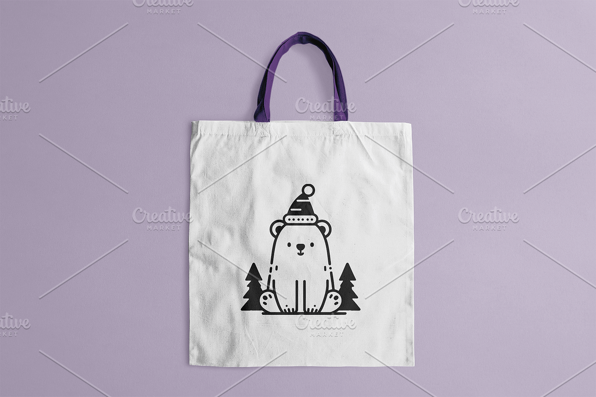Bear Christmas Holiday Design, a Branding & Logo Template by Vectorium Studio (Photo 2 of 2)