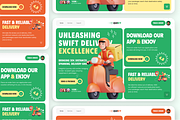 Quicky-Courier Delivery Hero Section, an UI Kit Template by nwdigitalstore (Thumbnail 3 of 3)
