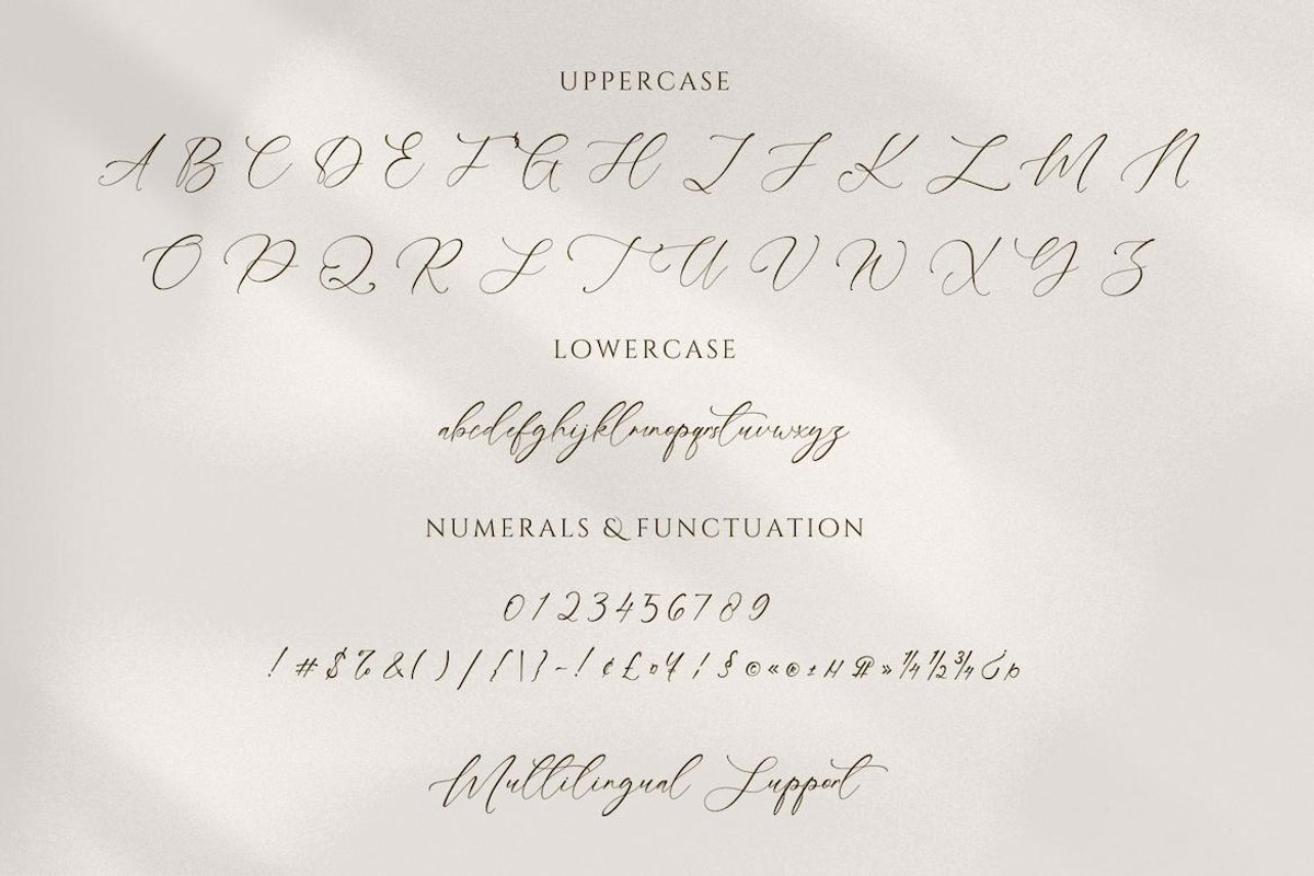 Anastasya Handwritten Signature Font, a Handwritten Font by CreateBigSupply (Photo 7 of 9)