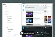 Findfest - Event Club Dashboard, an UI Kit Template by SLAB! Design (Thumbnail 3 of 6)