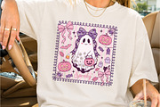 Pastel Spooky Ghost Halloween Design, a Seasonal Illustration by Creative Art (Thumbnail 2 of 3)