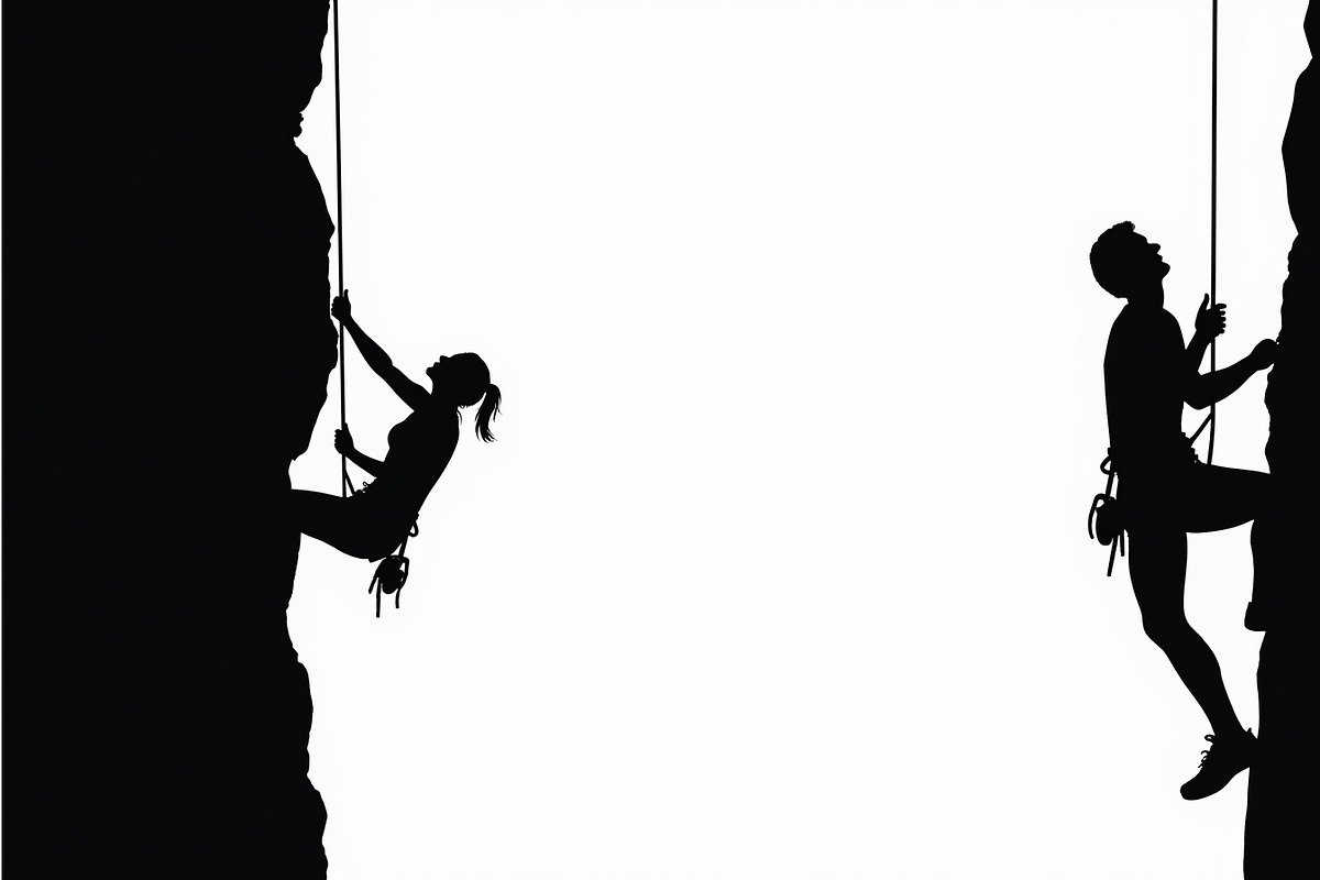 Adventure Climbers Silhouette Set, an Illustration by jahid234 (Photo 17 of 21)