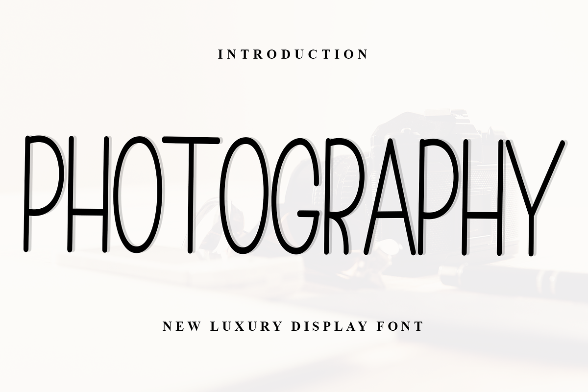 Photography, a Sans Serif Font by InermediaSTUDIO (Photo 1 of 8)