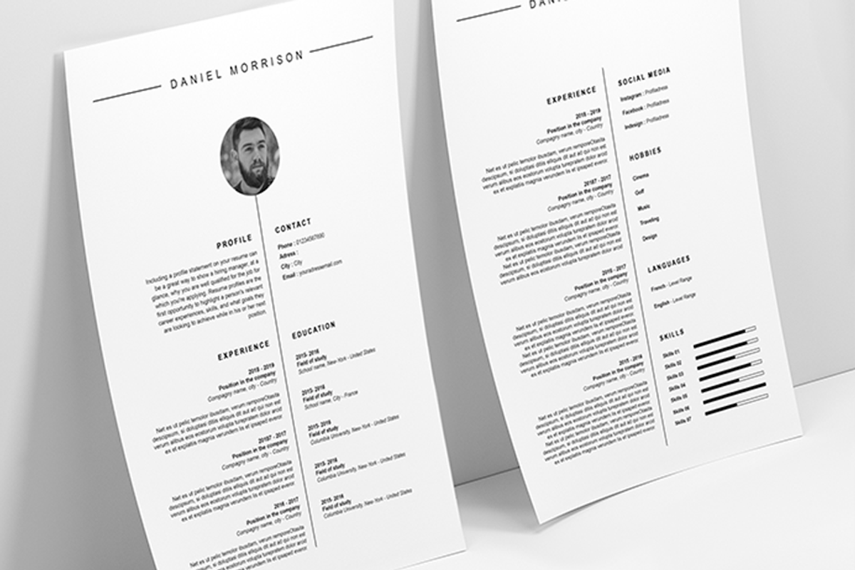 Resume Template / CV & Cover Letter, a Resume Template by AnagramDesign (Photo 2 of 3)