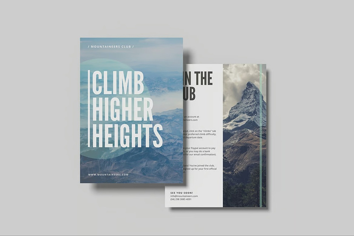 A4 Flyer Mockup, an Advertising Mockup by Hubzway (Photo 2 of 11)