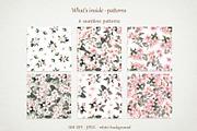 Apple Blossom Watercolor Clipart Set, a Seasonal Illustration by Where summer is (Thumbnail 8 of 14)