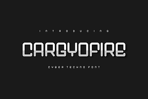 Cargyofire Font, a Sans Serif Font by ponuppo