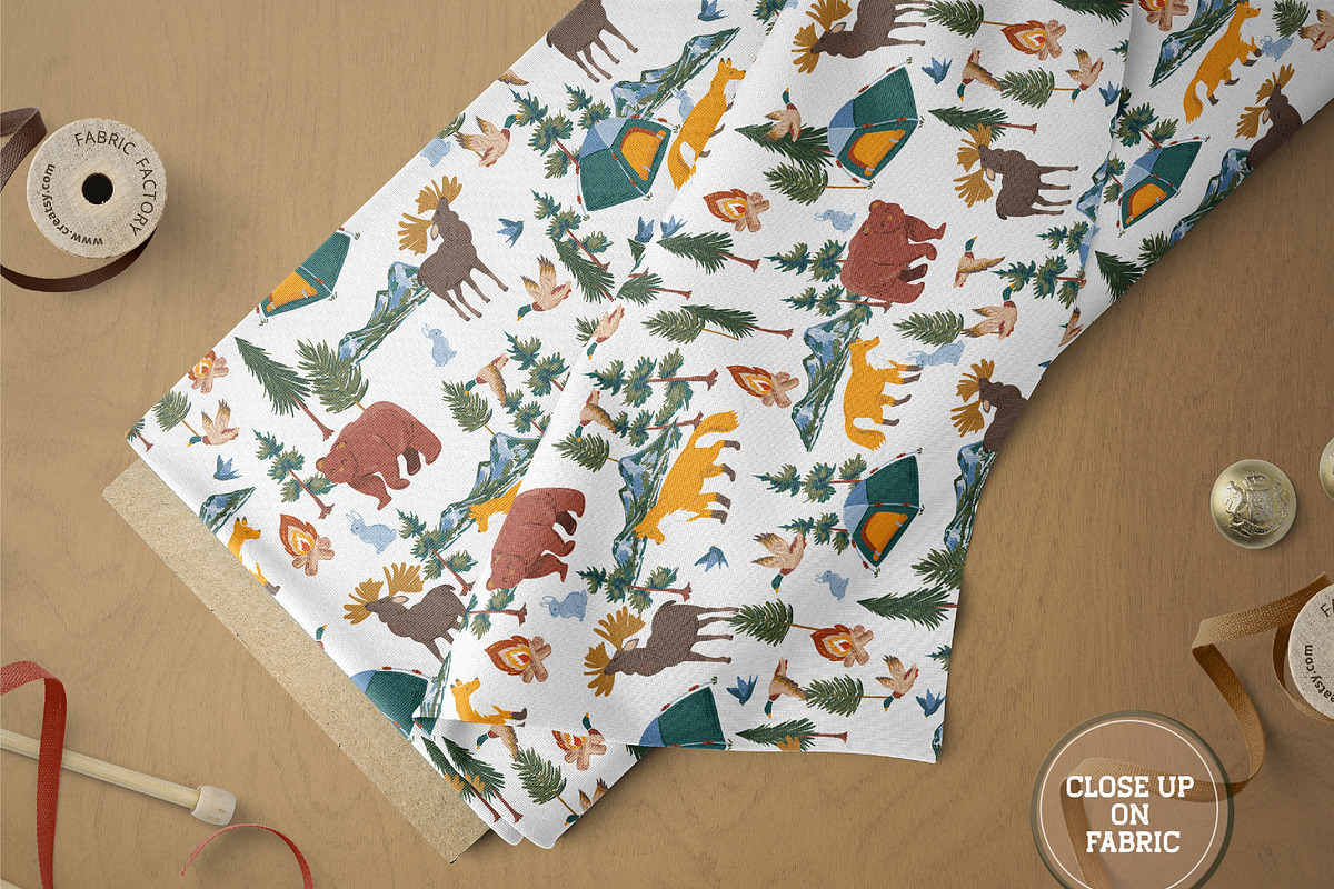 HAPPY CAMPER, a Pattern Graphic by MSNTY STUDIOX (Photo 14 of 28)
