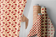 Retro Fruit Pinup Seamless Patterns, a Pattern Graphic by one-touch (Thumbnail 8 of 17)