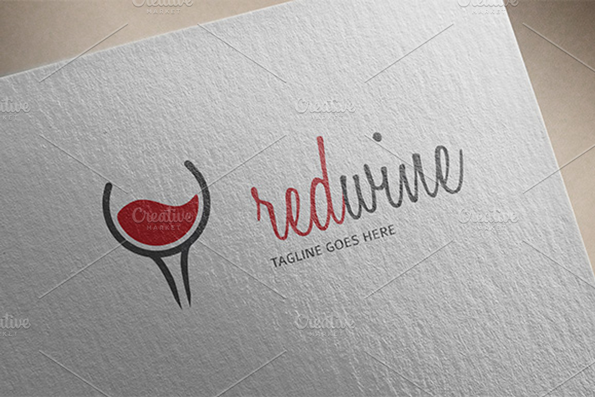 Red Wine Logo, a Branding & Logo Template by artnook (Photo 1 of 4)
