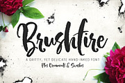 Brushfire Typeface + Extras, a Handwritten Font by Callie Rian & Co. (Thumbnail 1 of 12)
