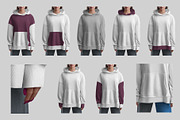 Mockups Woman Oversize Long Hoodies, a Hoody Mockup by Grow Design Craft Studio (Thumbnail 3 of 9)