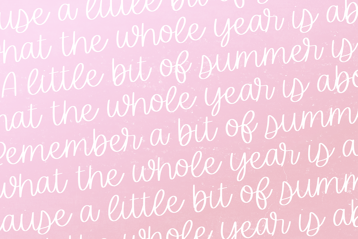 DAINTY ROMANCE Script Font Bundle, a Handwritten Font by Blush Font Co. (Photo 9 of 13)