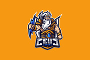 Zeus Mascot Esport Logo, a Branding & Logo Template by prps.std (Thumbnail 3 of 3)