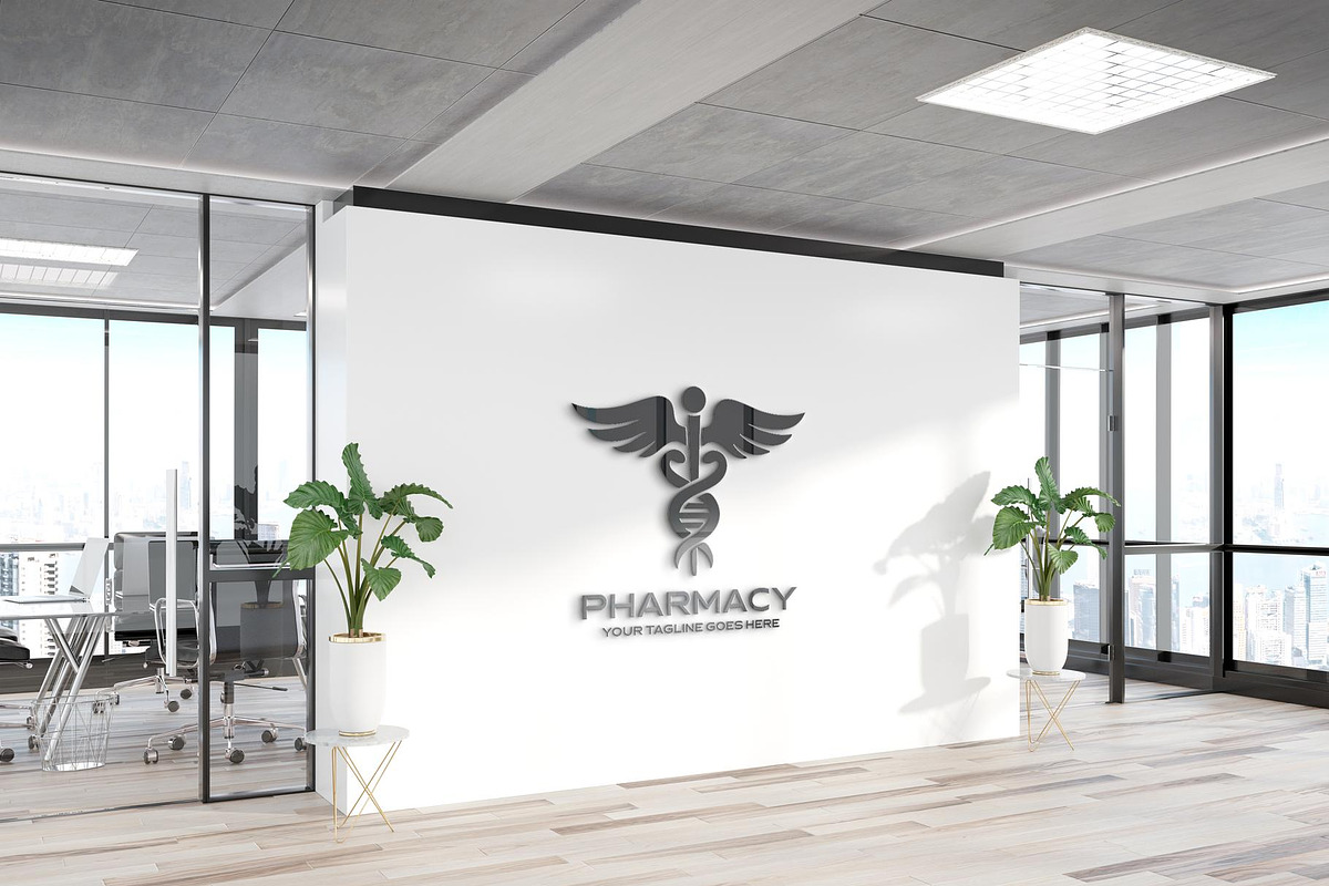 Modern Pharmacy Logo Design, a Branding & Logo Template by YUDesignStore (Photo 4 of 9)