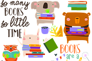 Funny Animals and Books, an Education Illustration by Maria Starus (Thumbnail 3 of 3)