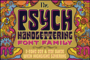Psych Handlettering Font, a Font by Mysterylab Designs (Thumbnail 1 of 12)