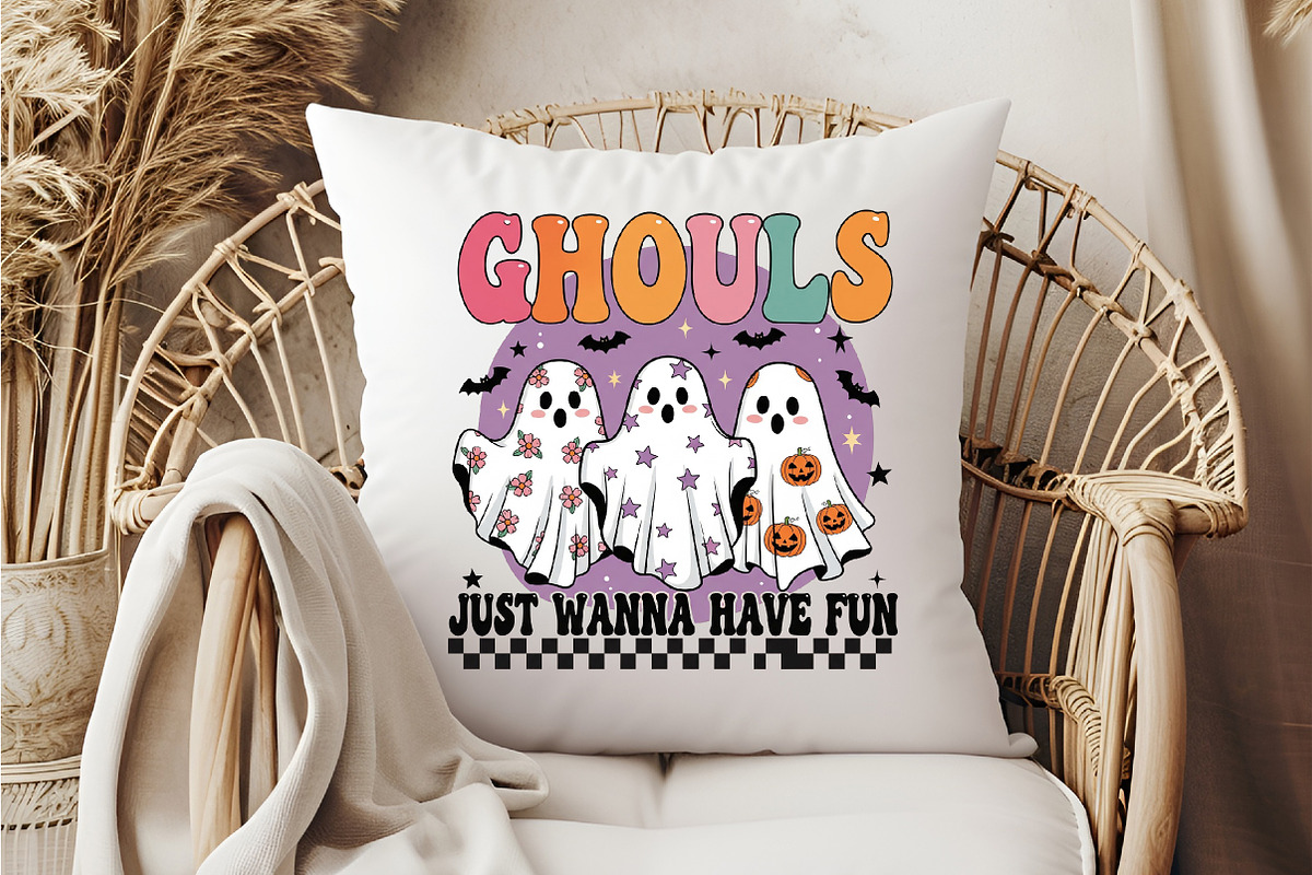 Retro Halloween Ghouls PNG Sublimati, an Illustration by DreamCafeArt (Photo 6 of 7)